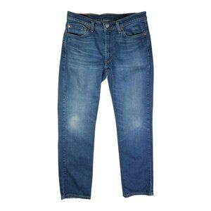 Levi's Men's Size 34 514 Blue Jeans Zip Fly 31.5" Inseam *Wear